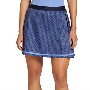 NWT Lady Hagen Side Pleat Skirt Blue